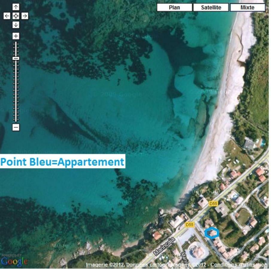 Vue Mer Panoramique Plage 50M Porticcio Corse エクステリア 写真
